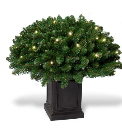 BUSH WITH PLANTER 50 LED MIXED PINE 