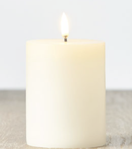 3X5 IVORY PILLAR CANDLE